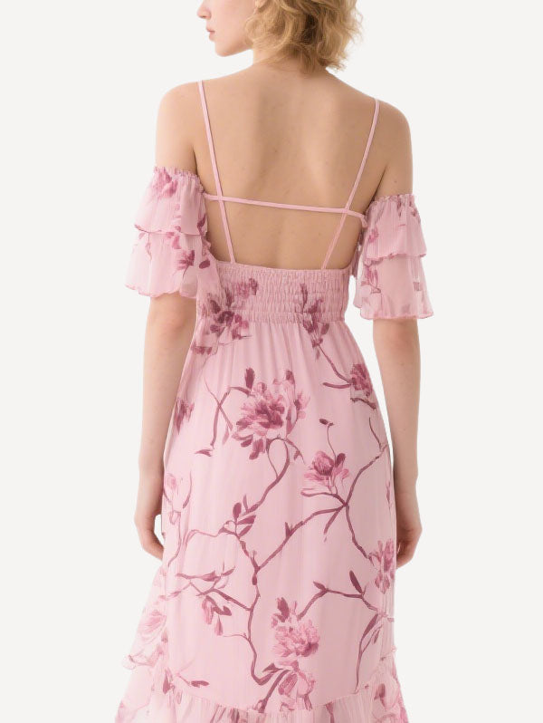 Women's Summer Ruffle Short Sleeve Dress