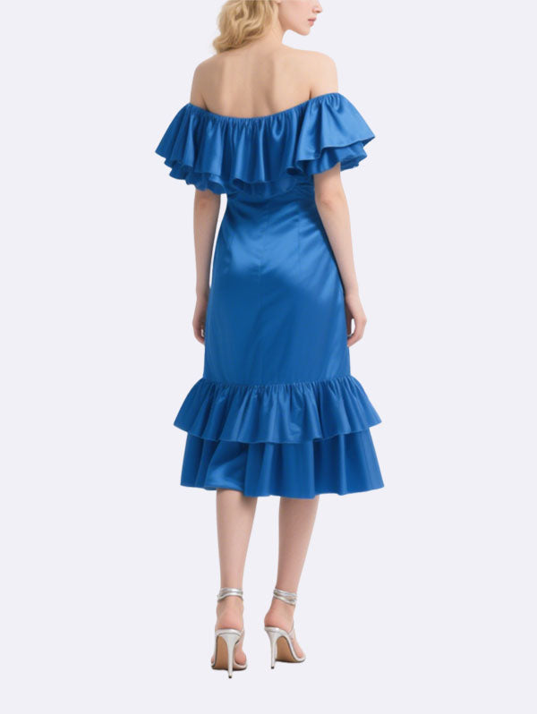 Senior Elegant Women's Short Sleeve Dress