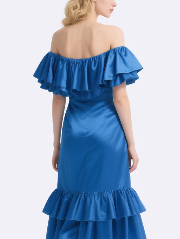 Senior Elegant Women's Short Sleeve Dress