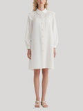 Simple And Casual Women's Long Sleeve Dress