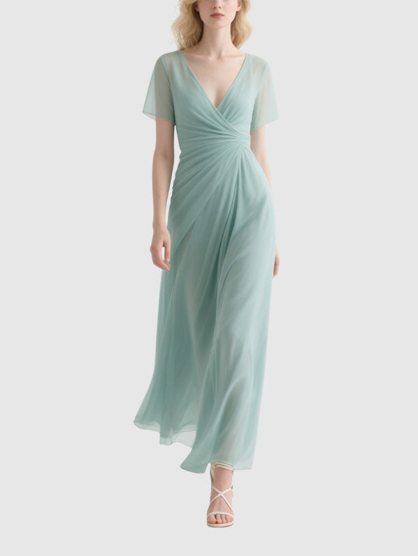 Women's Elegant And Elegant Short Sleeve Dress