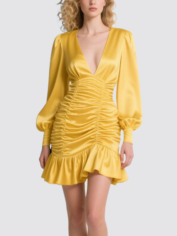 Women's Fashionable Sexy Long Sleeve Dress