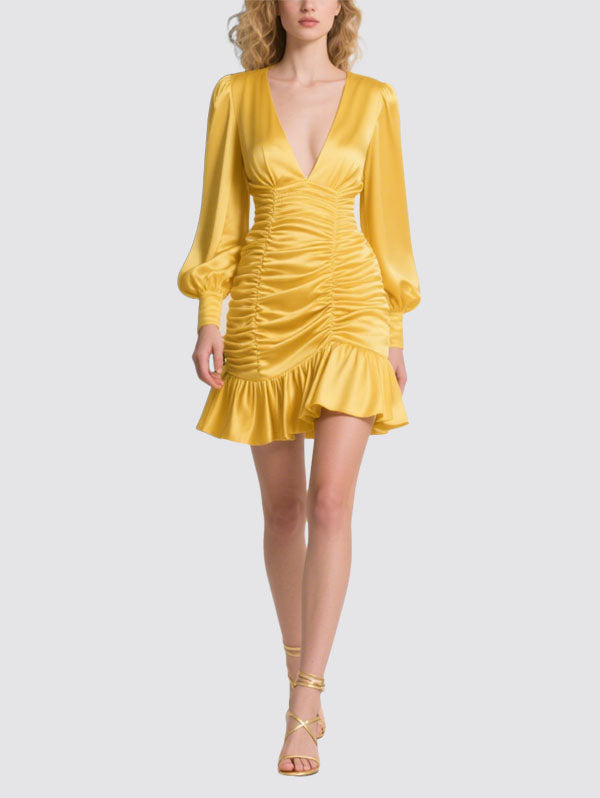 Women's Fashionable Sexy Long Sleeve Dress