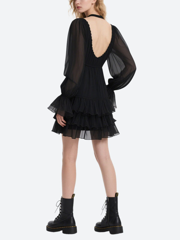 Outing Fashionable Women's Long Sleeve Dress