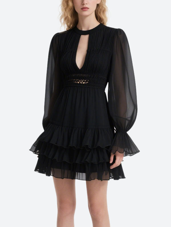 Outing Fashionable Women's Long Sleeve Dress