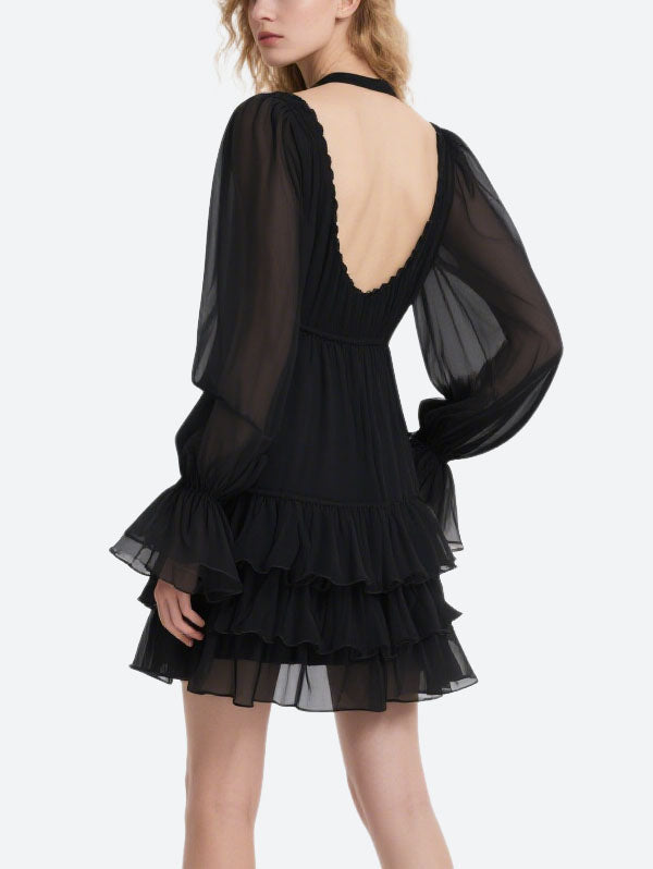 Outing Fashionable Women's Long Sleeve Dress
