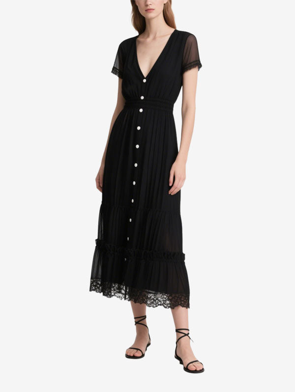 Women's Simple Fashion Short Sleeve Dress