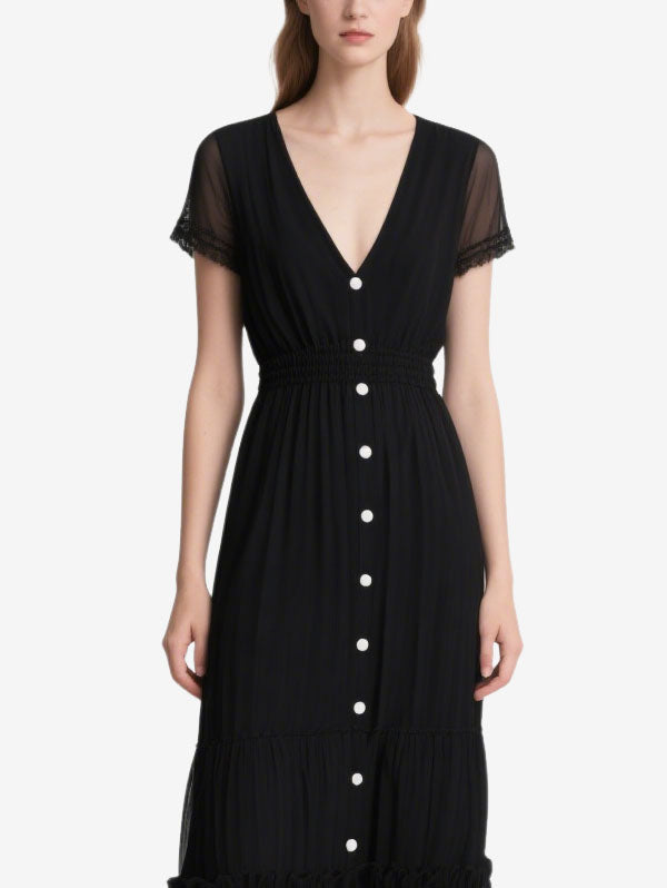 Women's Simple Fashion Short Sleeve Dress