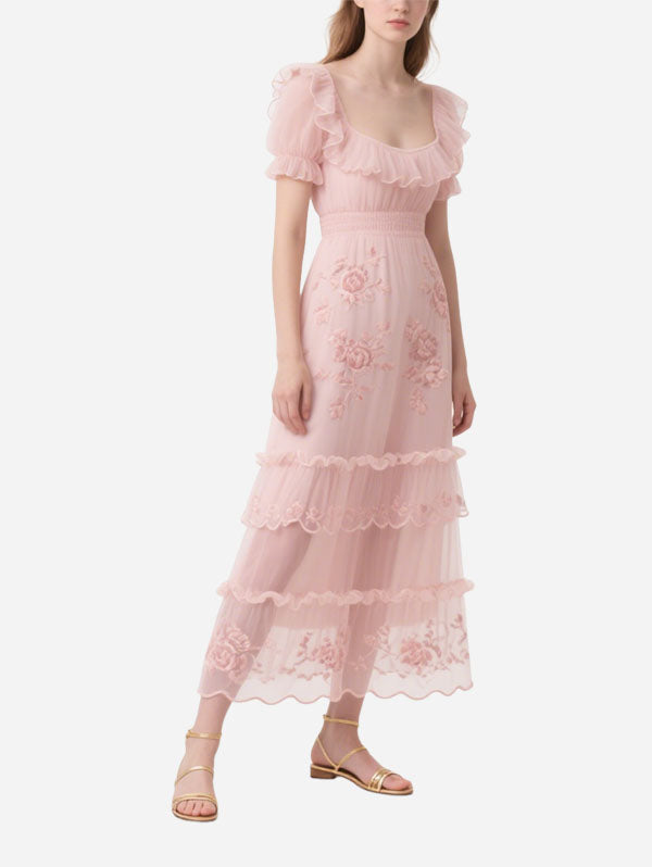 Elegant And Comfortable Women's Short Sleeve Dress