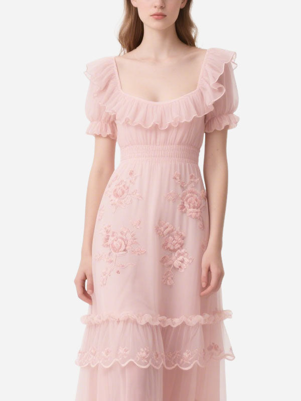 Elegant And Comfortable Women's Short Sleeve Dress