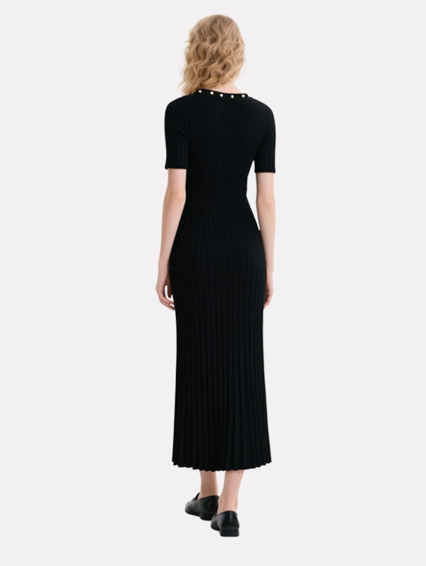 Women's Solid Color Simple Short Sleeve Dress