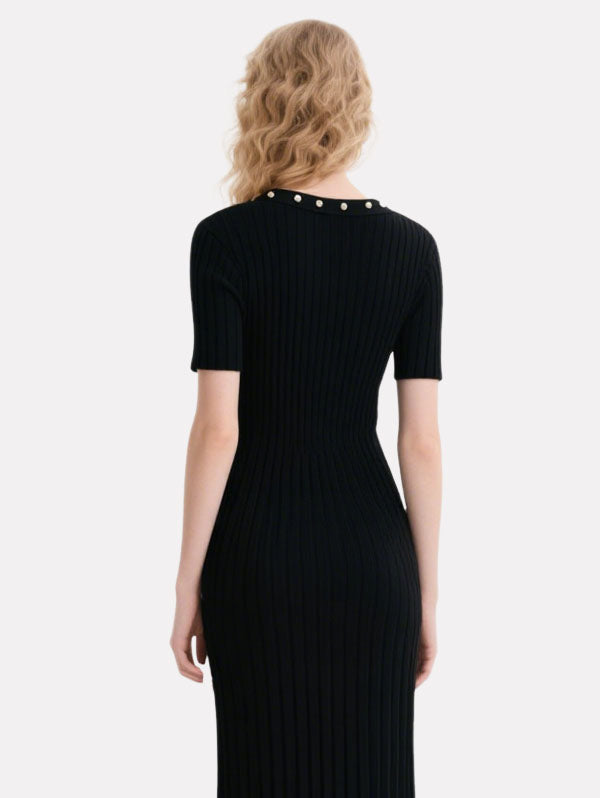 Women's Solid Color Simple Short Sleeve Dress