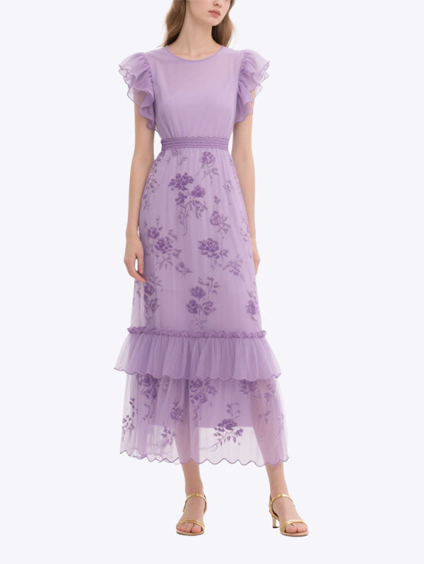 Women's Retro Fashion Short Sleeve Dress