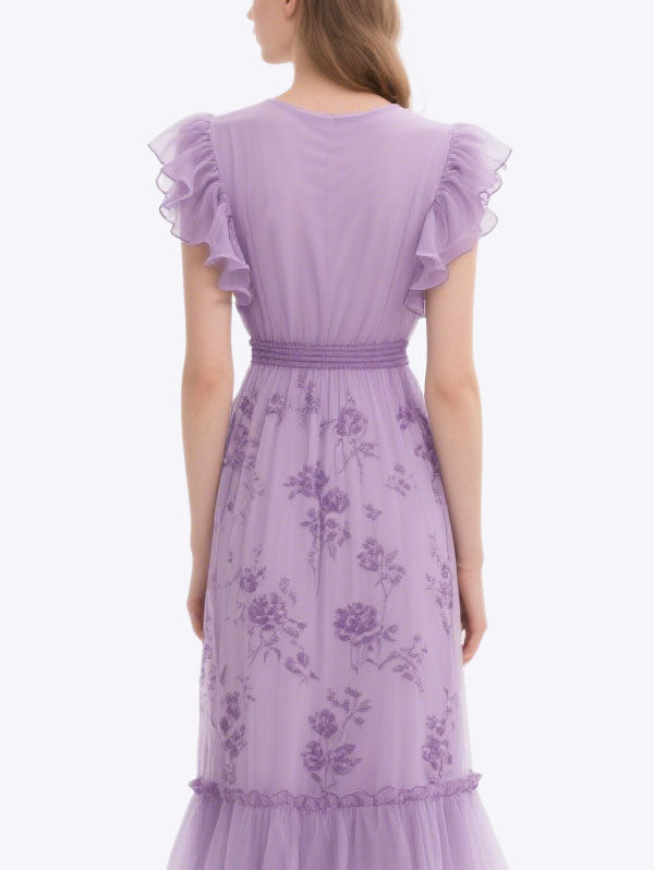 Women's Retro Fashion Short Sleeve Dress