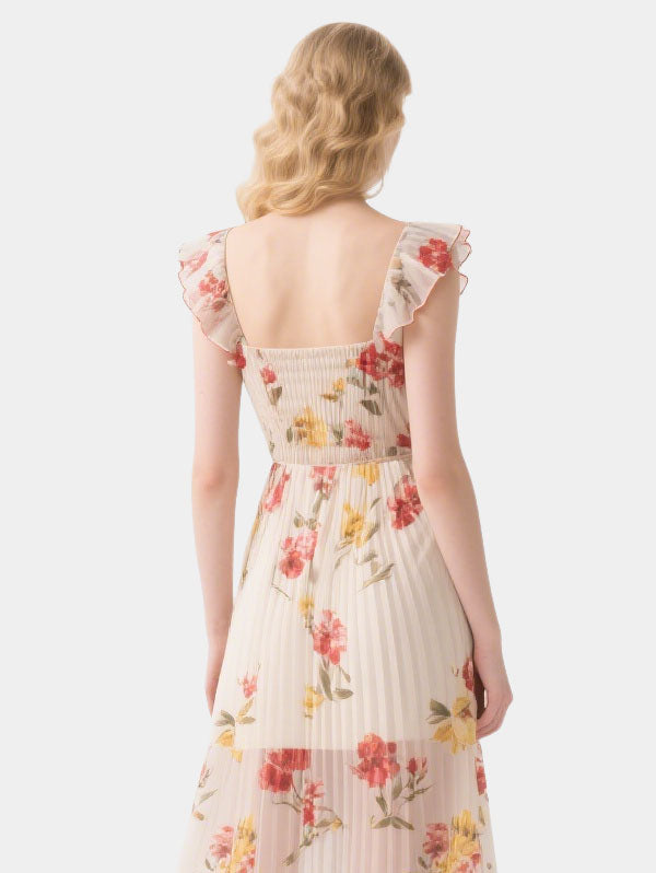 Women's Floral Fashion Short Sleeve Dress