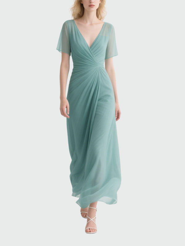 Elegant And Elegant Women's Short Sleeve Dress