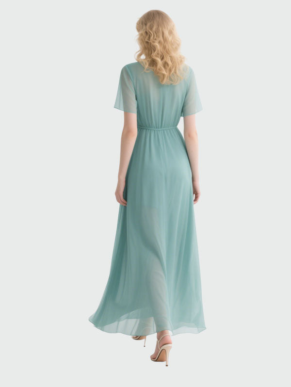 Elegant And Elegant Women's Short Sleeve Dress