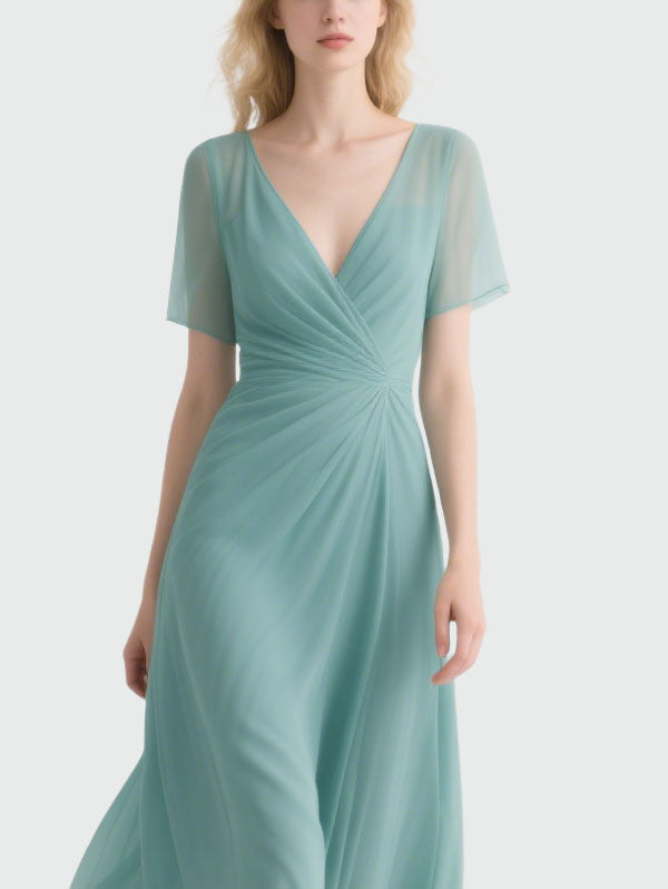 Elegant And Elegant Women's Short Sleeve Dress