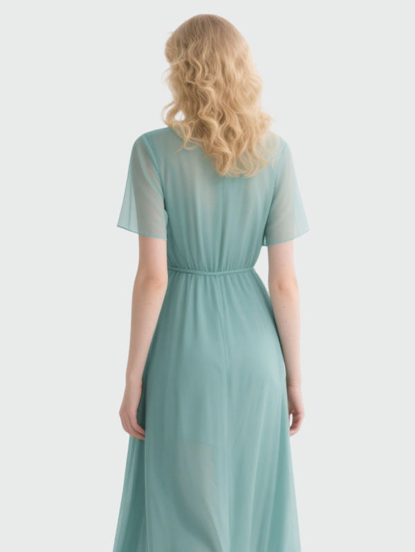 Elegant And Elegant Women's Short Sleeve Dress