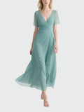 Elegant And Elegant Women's Short Sleeve Dress
