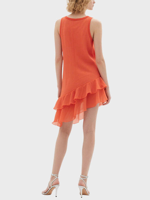 Simple Casual Women's Knee Length Dress