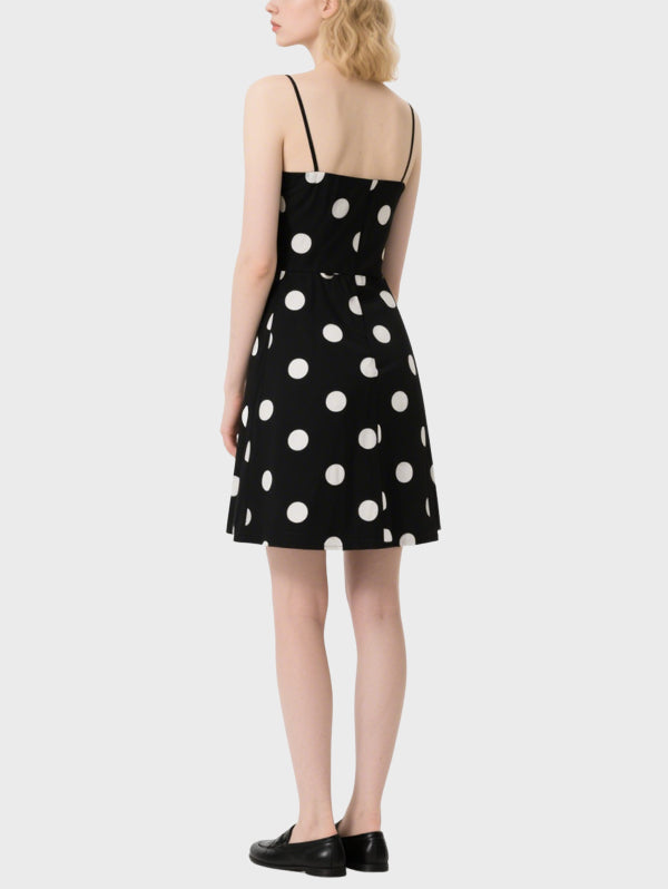 Cute Polka Dot Women's Knee Length Dress