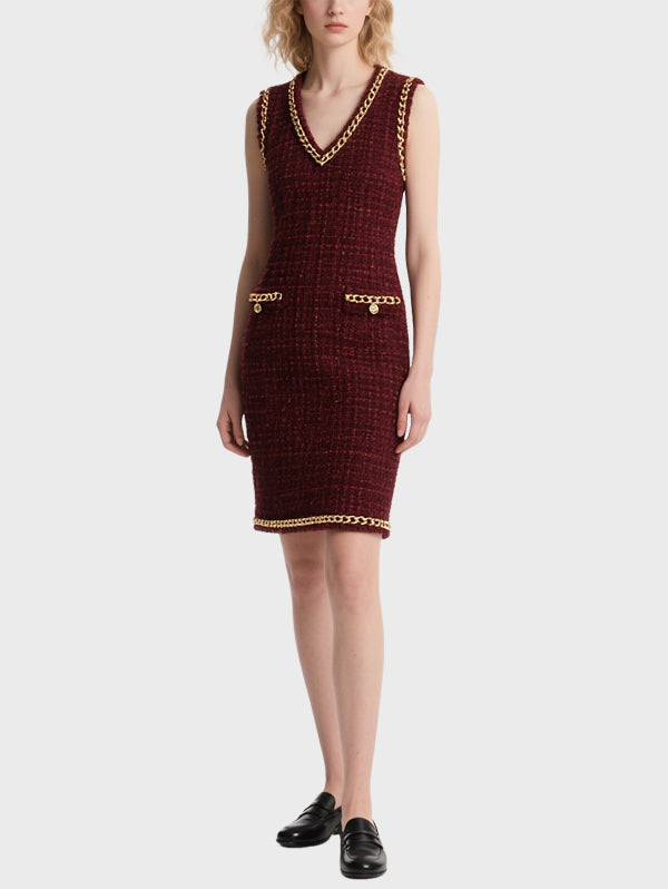 Women's Elegant Simple Knee Length Dress