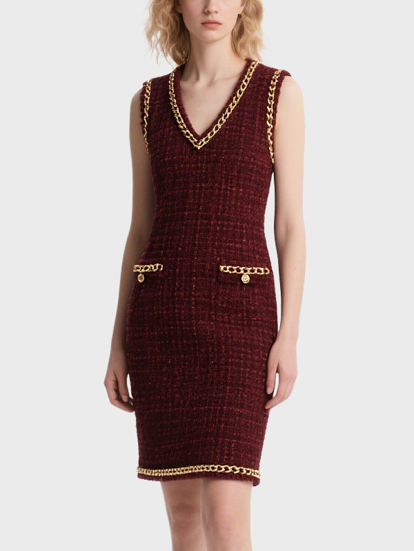 Women's Elegant Simple Knee Length Dress