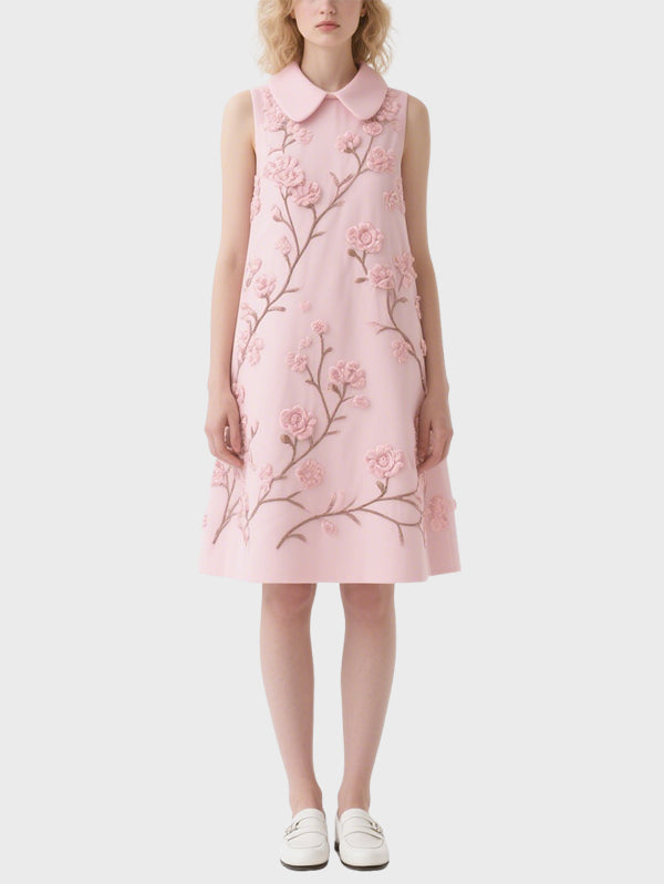 Women's Classic Floral Knee Length Dress