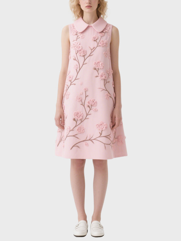 Women's Classic Floral Knee Length Dress
