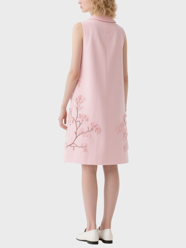Women's Classic Floral Knee Length Dress