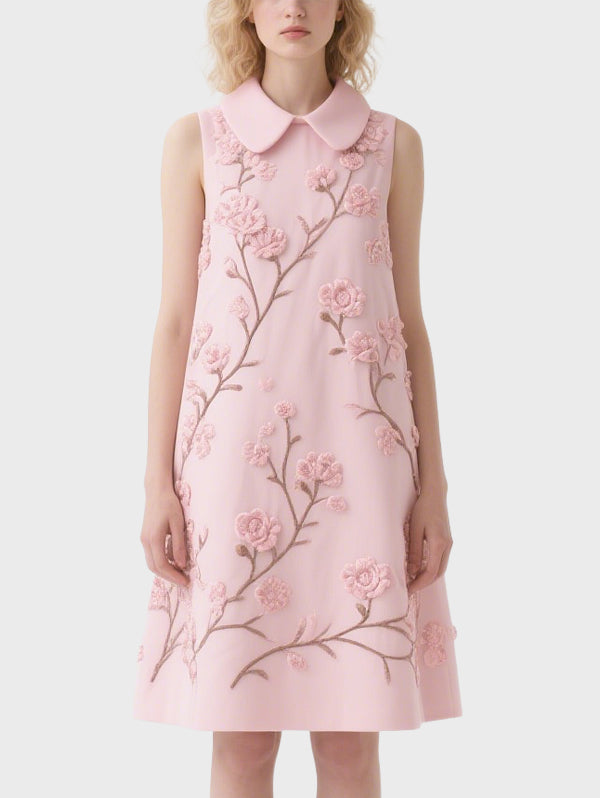 Women's Classic Floral Knee Length Dress
