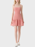 Women's Plaid Comfortable Knee Length Dress
