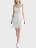 Women's Simple Lace Knee Length Dress