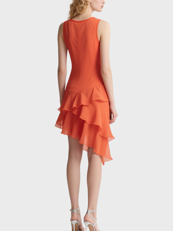Women's Fashion Layered Knee Length Dress