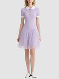 Cute Mesh Women's Mini Dress