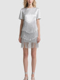 Women's Fashionable Tassel Mini Dress