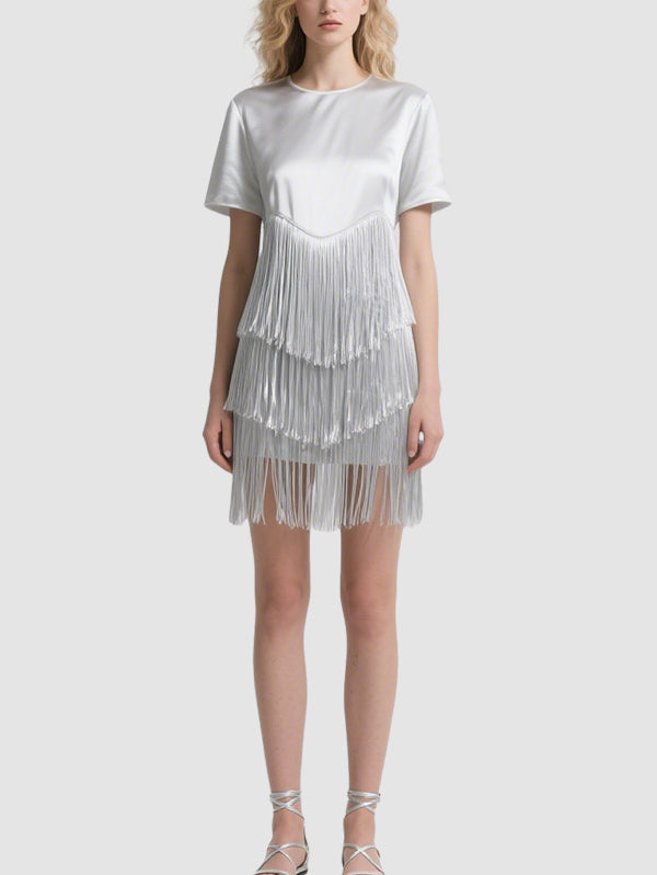Women's Fashionable Tassel Mini Dress