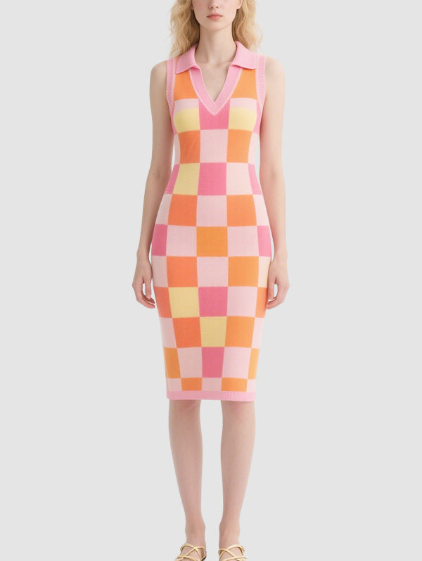 Women's Mini Dress Plaid Fashion Dress