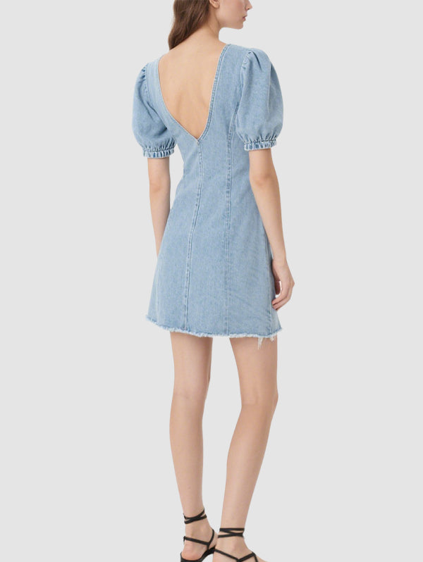 Women's Summer Denim Mini Dress