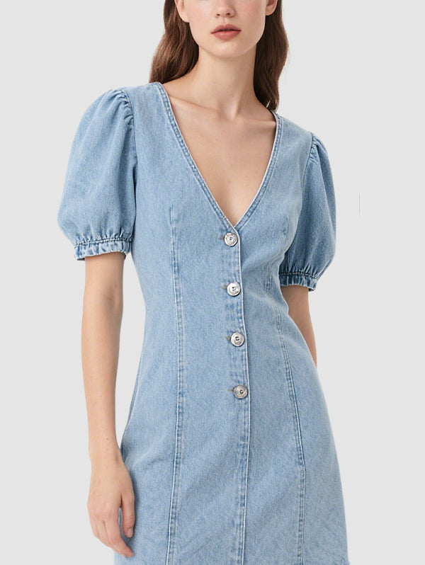 Women's Summer Denim Mini Dress