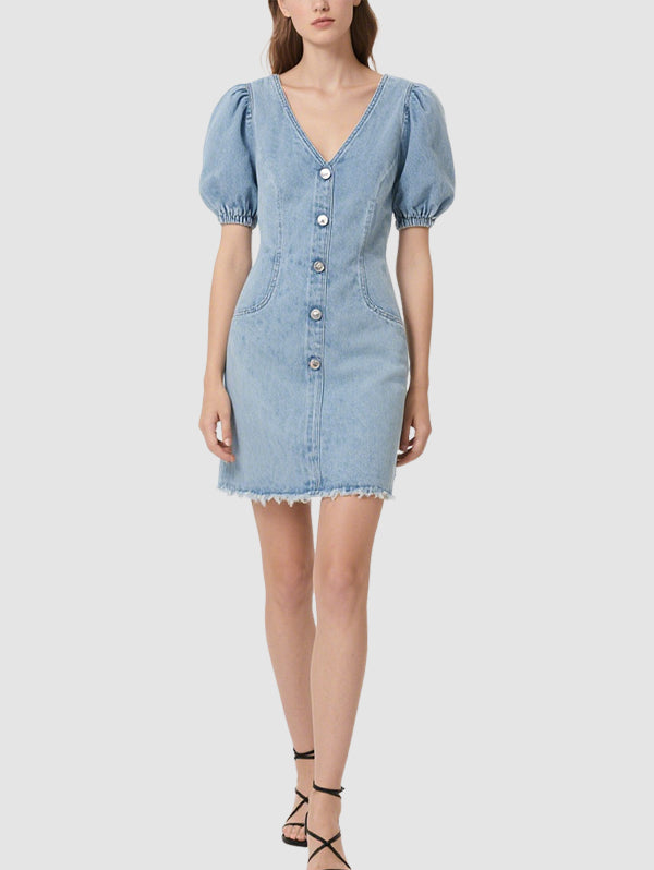 Sexy Denim Women's Mini Dress