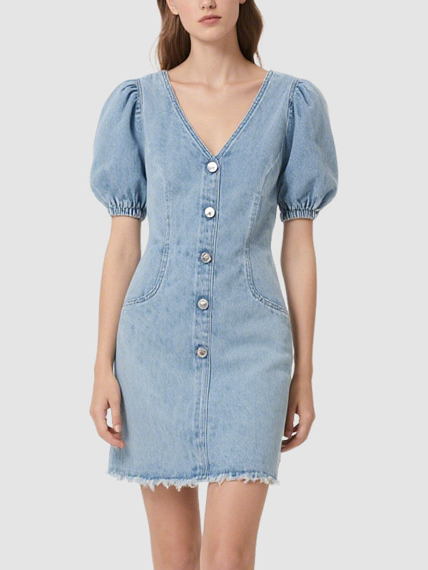Sexy Denim Women's Mini Dress