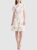 Floral Elegant Women's Mini Dress