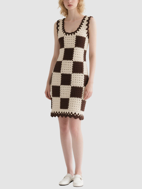 Women's Summer Knitted Mini Dress