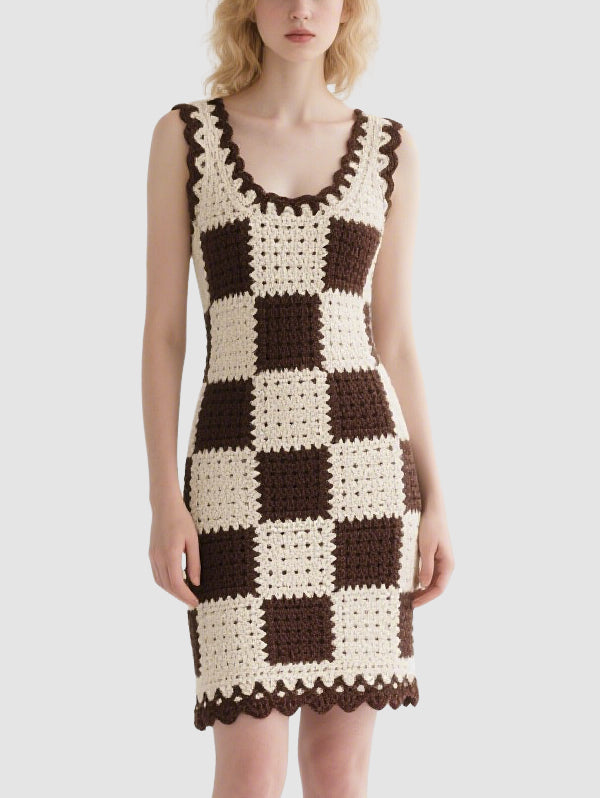 Women's Summer Knitted Mini Dress