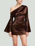 Retro Luxury Party Fashion Women's Long-Sleeve Dress