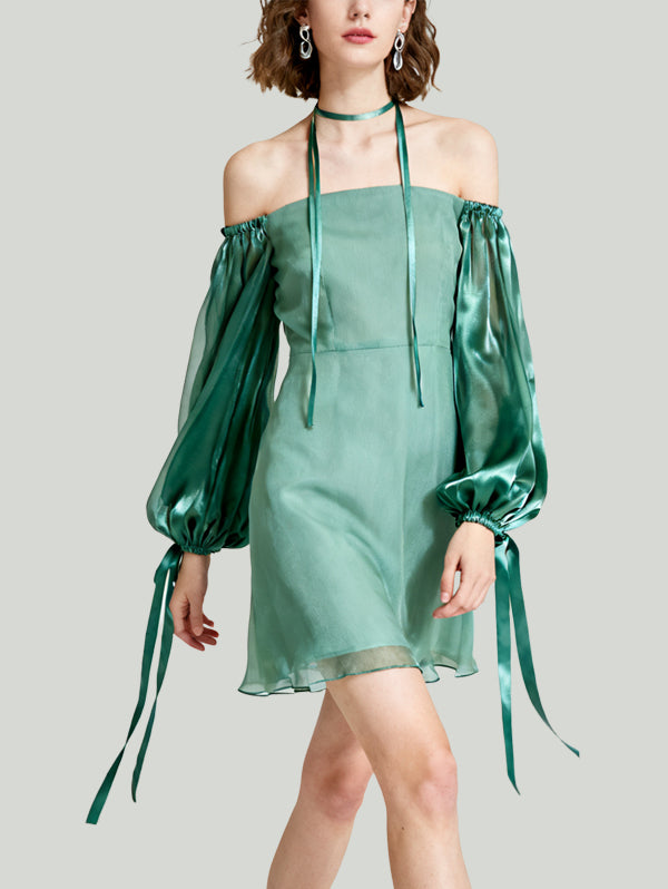 Fresh Vital Bohemian-Style Fashion Women's Long-Sleeve Dress
