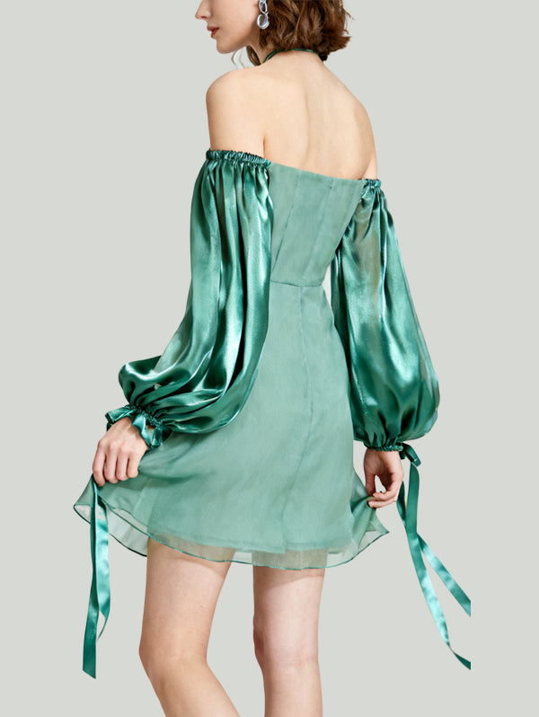 Fresh Vital Bohemian-Style Fashion Women's Long-Sleeve Dress