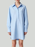 Casual Uninhibited Boyfriend-Style Women's Long-Sleeve Dress